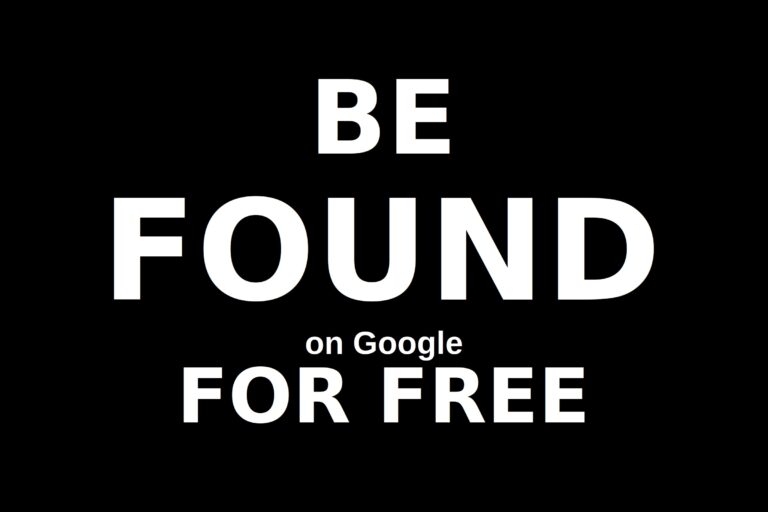 Be found on Google organically through SEO - no cost per click